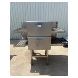 Turbochef double stack conveyor oven with stand