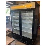 2022 Atosa 2 door glass freezer on casters