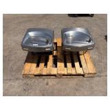 Wall mount water fountains