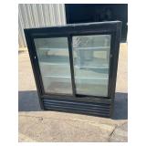 True GDM 2 door glass refrigerator