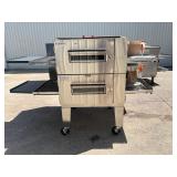 Lincoln Impinger gas double stack conveyor oven