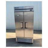 True 2 door commercial refrigerator