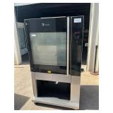 Frijado electric chicken rotisserie on casters
