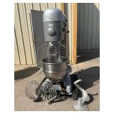 Hobart M802 80qt mixer with bowl guard