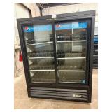 True GDM 2 door glass refrigerator