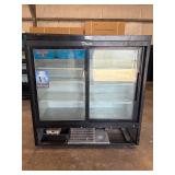 True GDM 2 door glass refrigerator