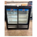 True GDM 2 door glass refrigerator