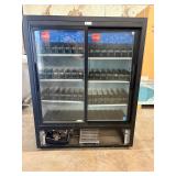 True GDM 2 door glass refrigerator