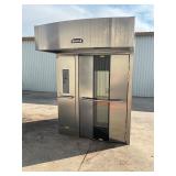 Baxter gas double rack oven