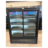True GDM 2 door glass refrigerator
