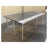 96ï¿½x48ï¿½ stainless steel bakers table
