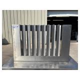Stainless steel wall mount hanging rack