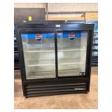 True GDM 2 door glass refrigerator