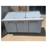 New 72ï¿½ Megatop refrigerated prep table