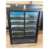 True GDM 2 door glass refrigerator