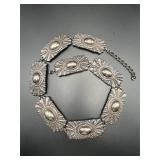 Vintage Concho Women's Belt, marked Made in Spain.