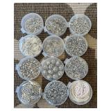 jewelry making supplies featuring various charms,