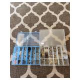 Assorted beads in various shapes, sizes and materi