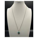 Vintage Zuni Native American stylpendant necklace