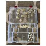 Assorted beads in various shapes, sizes and mate