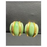 vintage Kenneth Jay Lane clip-on earrings
