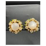 vintage Kofin clip-on earrings