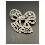 Vintage Signed Kenneth Lane KJL Bow Brooch
