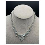 WEISS clear rhinestones Choker necklace