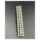 vintage rhinestone bar brooch pin