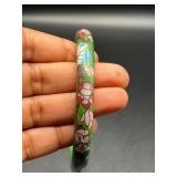 vintage Chinese cloisonné bangle bracelet