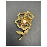 Vintage Brooks Gold-tone brooch pin