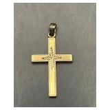 vintage, Art Deco-style cross pendant