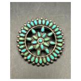 vintage Zuni Native American petit point