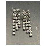 Rhinestone earrings