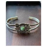 Marked 925 cuff bangle brace.