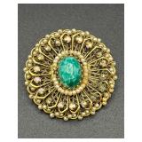 Vintage pendant brooch pin.