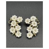 Vintage clip on earrings