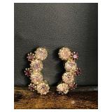 Vintage clip on earrings