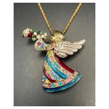Christmas ANGEL Halo  pendant, Betty Johnson
