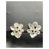 Vintage rhinestone earrings