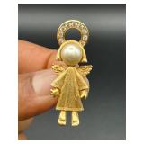 Vintage Sarah Coventry Angel Pin Brooch