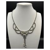 vintage rhinestone necklace choker