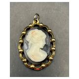 Vintage cameo pendant