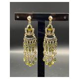 Pierced dangling earrings