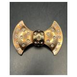 vintage bow shape brooch pin
