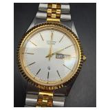 Citizen Quartz Day Date Vintage Watch
