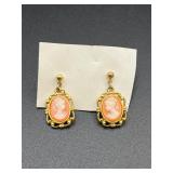 Cameo earrings