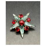 starburst brooch pin. C clasp