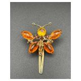 vintage butterfly Hair pin.