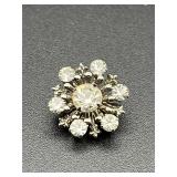 Small rhinestone brooch pin